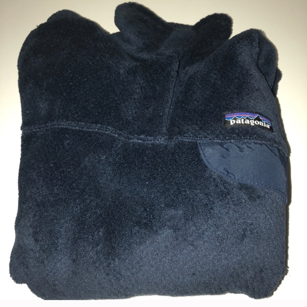 Blue fleece Patagonia jacket